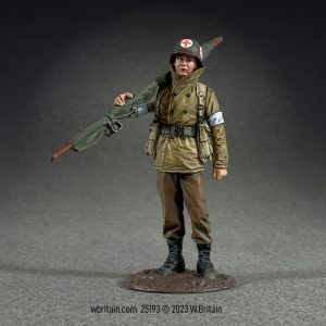 U.S. Infantry Medic with Stretcher, 1943-45 - Single figure in box