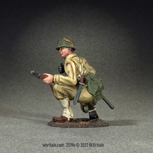 U.S. Armored Infantryman Kneeling Alert, 1943-45 - Single figure in box