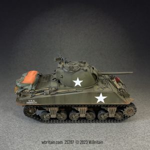 U.S. M4A3(75) Sherman Tank 6th Armored Division, 69th Tank Battalion Co. H, Germany 1945