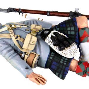 British 42nd Highlander Casualty on Back