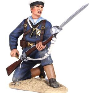 British Naval Brigade Sailor Kneeling Loading