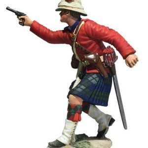 42nd Highlander Company Officer Firing Pistol