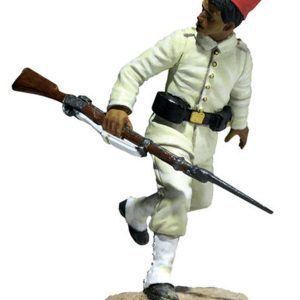 Egyptian Infantryman Running Looking Back