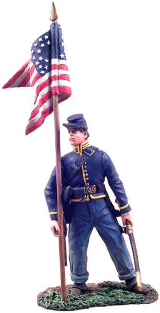 Union Cavalry Guidon Bearer Dismounted