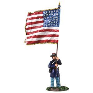 Federal Color Sergeant Abel Peck, 24th Michigan, 1863
