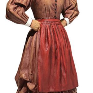 Middle-Aged Woman Standing, Mrs. Johnson