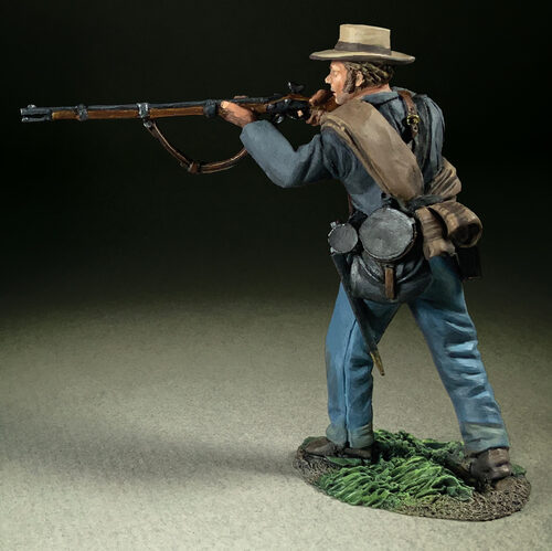 Confederate Infantry Advancing Firing, No.1