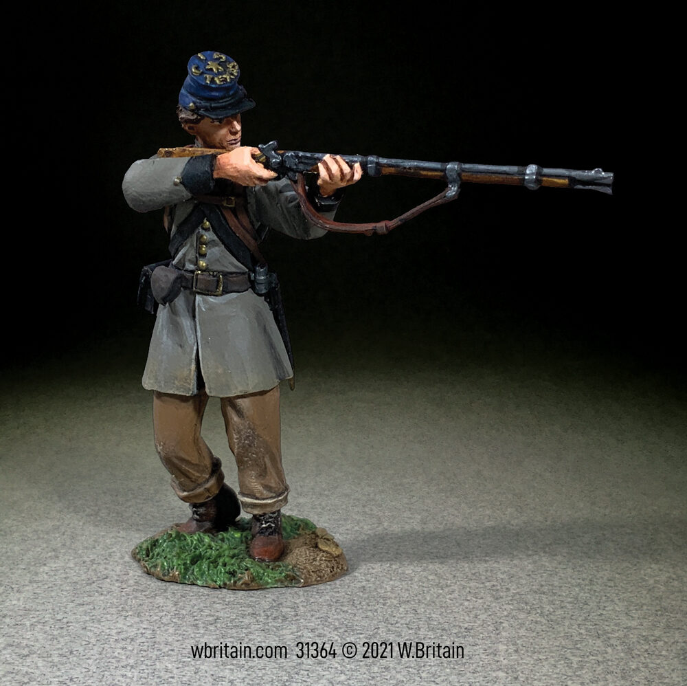 Confederate Texas Brigade Standing Firing, No.3