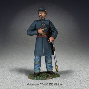 Federal Company Officer With Pipe, No.2  - Single figure in box