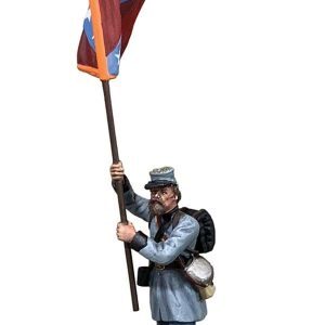 Conf. Flagbearer, 1st Texas, First Pattern Wool Bunting Flag,Texas Brigade