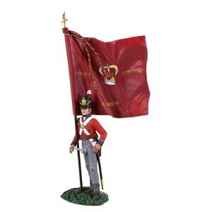 British 1st Battalion Foot Guards Ensign with Colour ?2