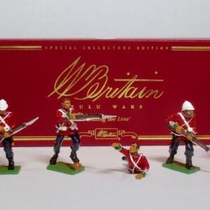 Britain ÿZulu Wars Holding The Line Set #` 24th Foot 6 FIGURES