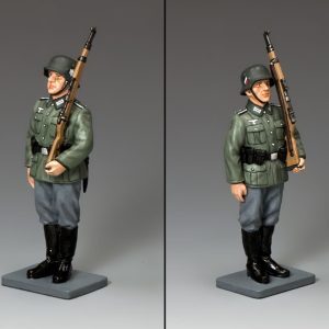 At attention