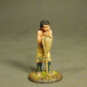 Woodland Indians, Youth, Watching Lacrosse Game