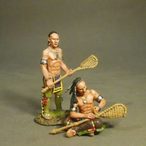 Woodland Indians, Lacrosse Players, Prepare