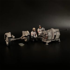 Winter German 20mm Flak38 Gun & Gun Crews