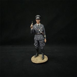 the Luftwaffe Captain with a Luger Pistol
