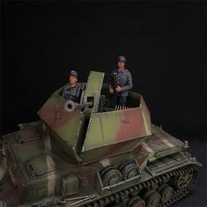 the Flakpanzer IV Ostwind Luftwaffe Crew