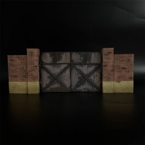 Soviet Factory Gate & Wall