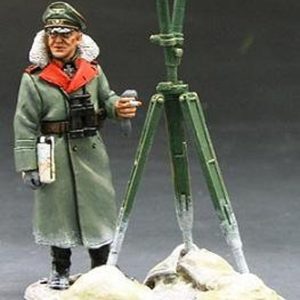 Generale Tedesco con apparecchiatura da osservazione (divisa invernale)