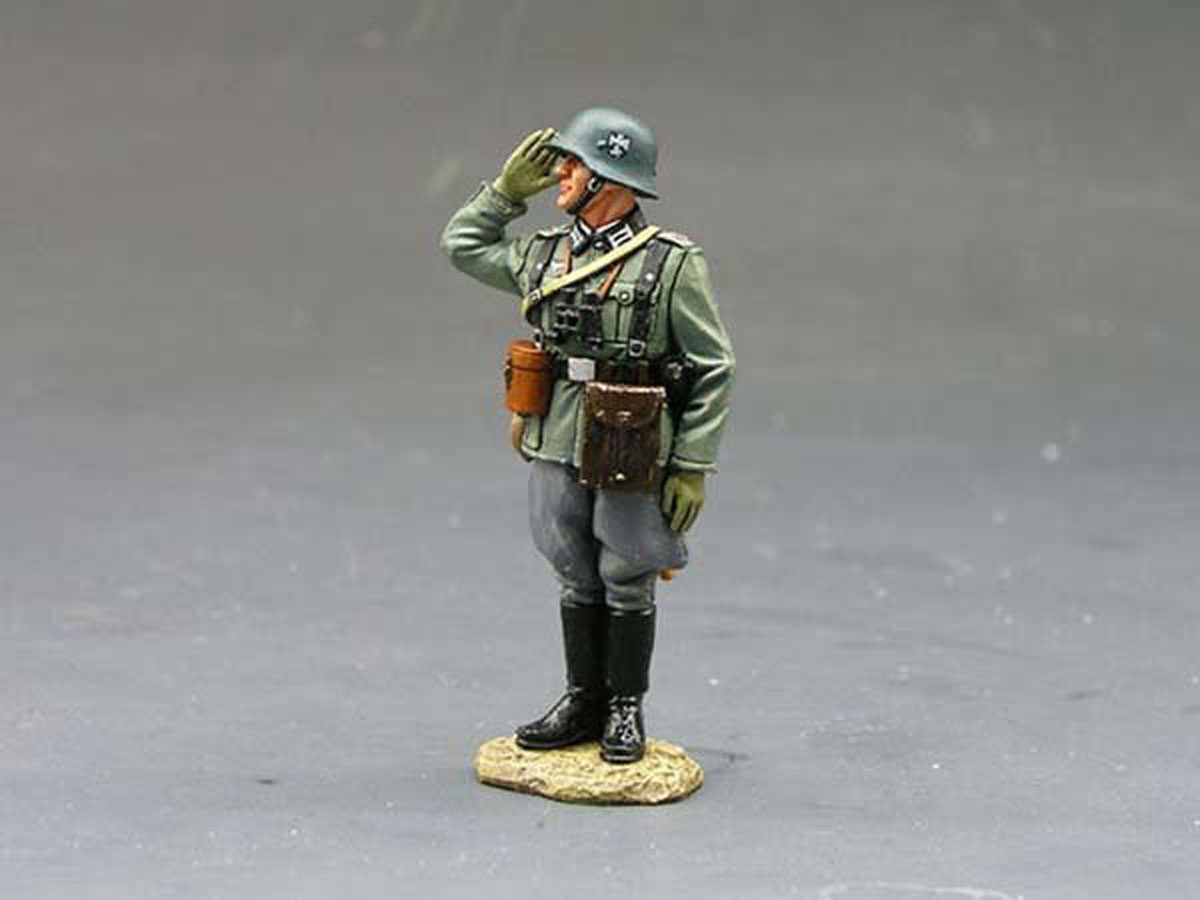 Ufficiale della Wehrmacht in saluto militare