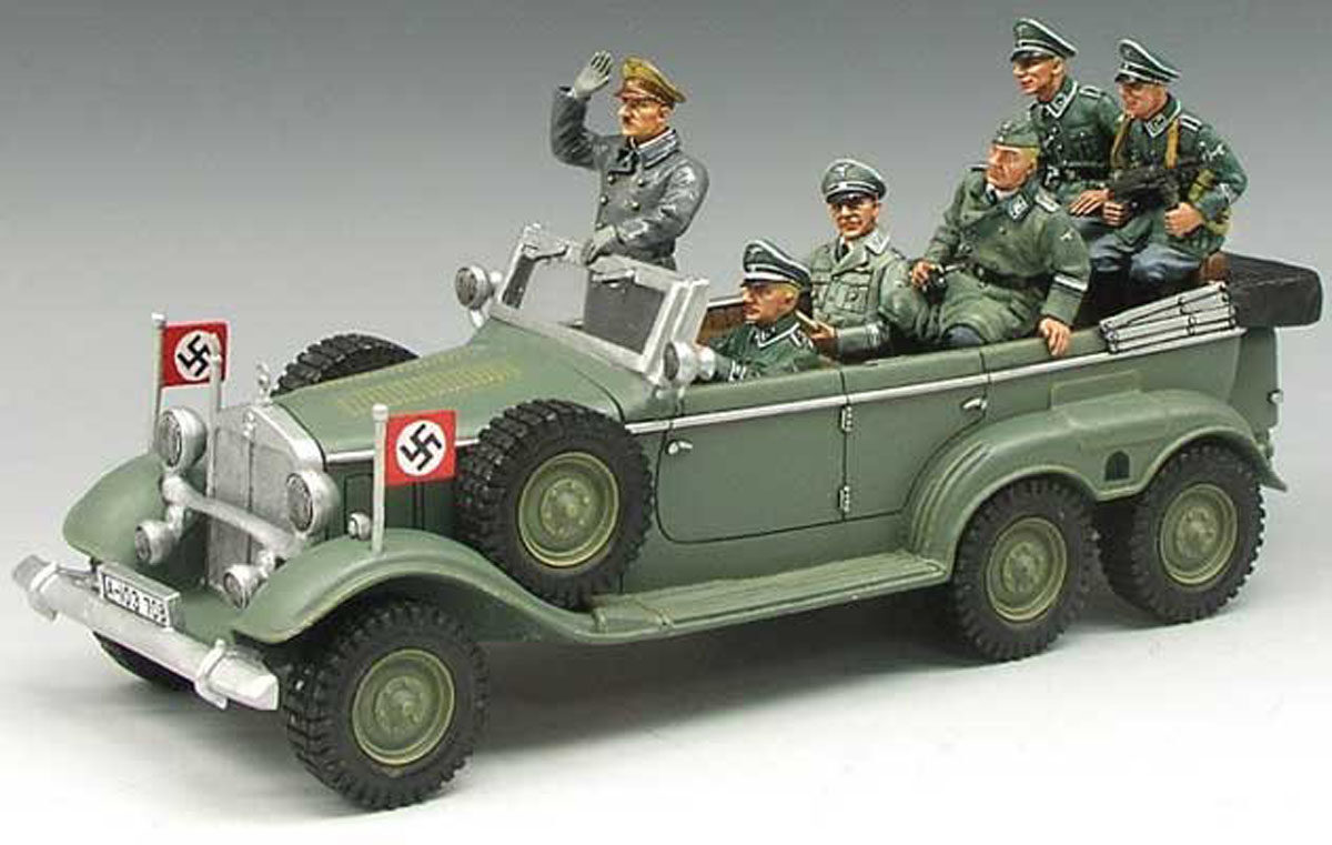 La visita di Hitler a Parigi - Mercedes a sei ruote