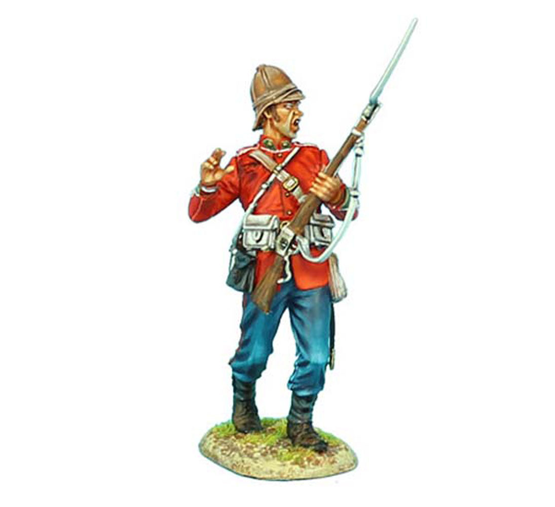 British 24th Foot Yelling Falling Backwards