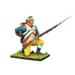 Haslets 1st Delaware Kneeling Loading - Bandaged Head