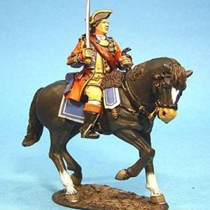 Capitano Robert Orme a cavallo