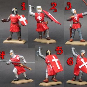 Crociati ospitalieri tunica rossa