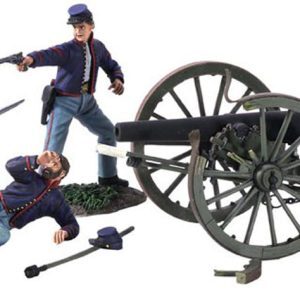 The Death of Cushing  Set No.1, Union Artillery Battery A, 4th US, Over-running The Gun