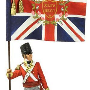 British 44th Foot Regiment Battalion Company Ensign with King's Colours No.1