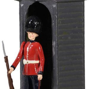 British Scots Guardsman with Sentry Box