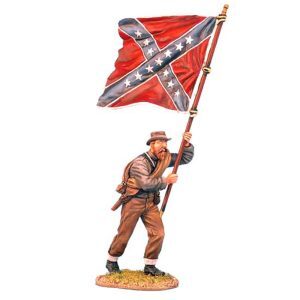 Confederate Standard Bearer Advancing