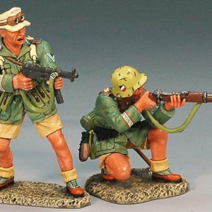 Gruppo assalto Afrika Korps con pistola Schmeisser