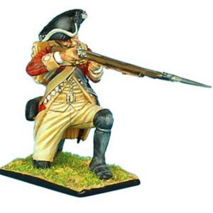 British 22nd Regiment of Foot Kneeling Firing