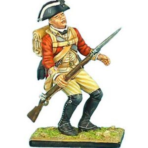 British 22nd Regiment of Foot Falling Wounded