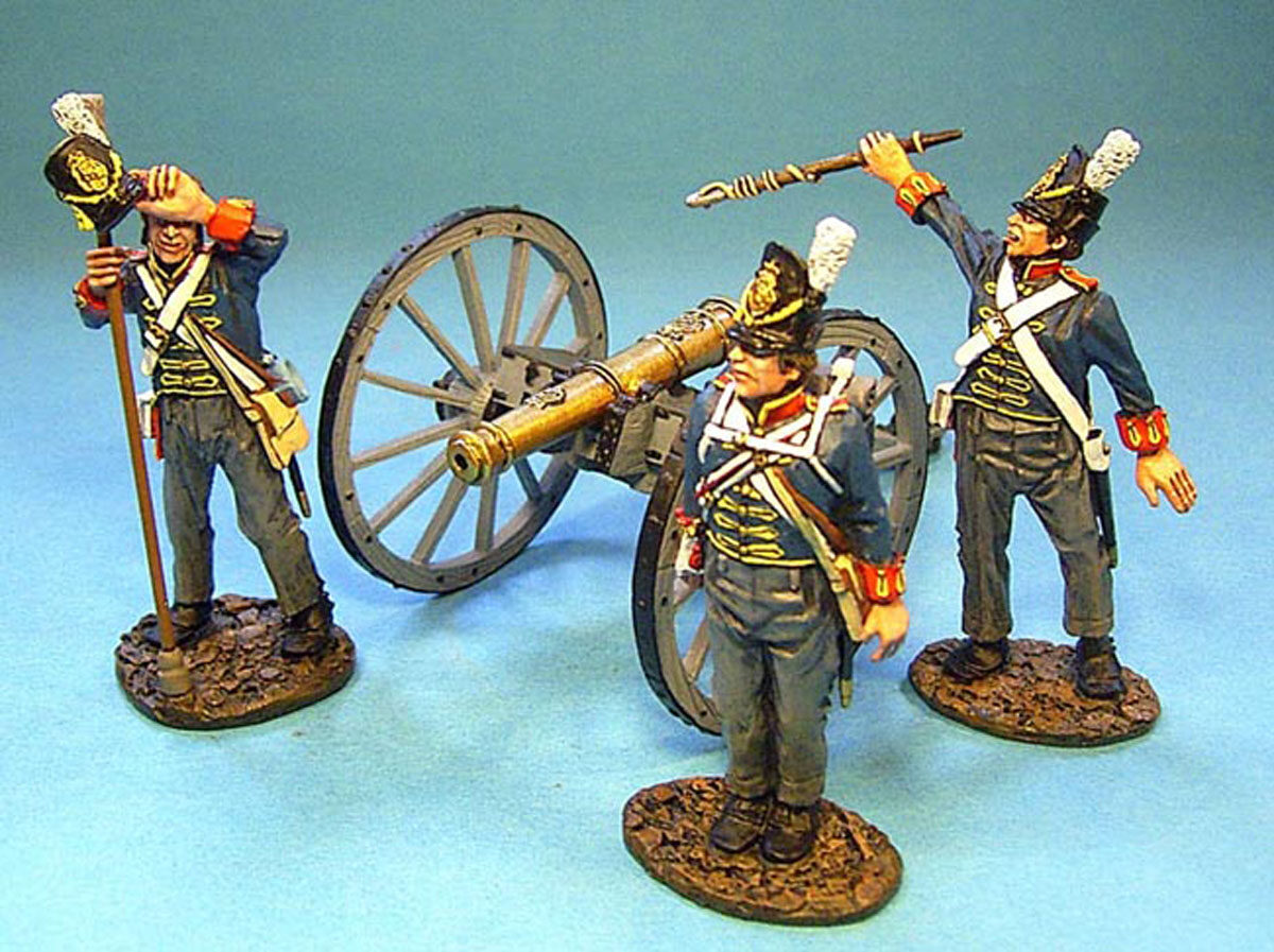 3 Artiglieri britannici NO BOX