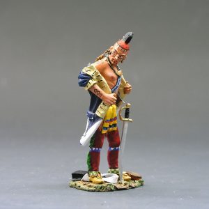 Indiano con giacca americana catturata