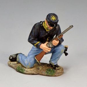 Soldato Nordista in ginocchio con la carabina