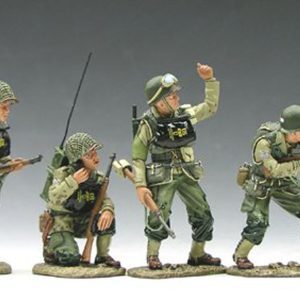 Set comando del 2ø Rangers americani con radio operatore