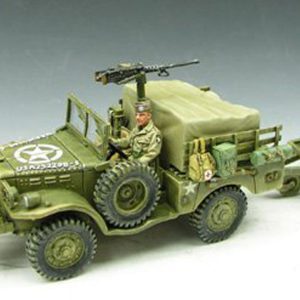 Dodge 3/4 t con Mitragliatrice e serbatoio trainato