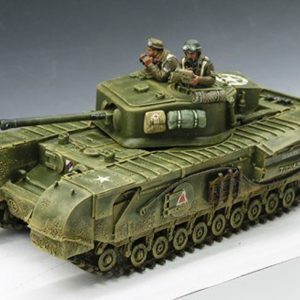 Carro Armato Churchill con carristi del 3ø Batt. Scots Guard