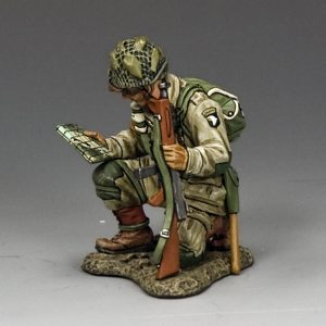 Kneeling Officer w/ Map