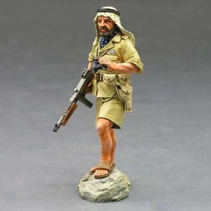 SAS inglese di guardia con copricapo arabo