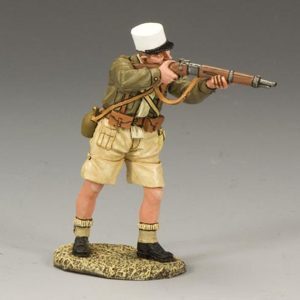 Legionario in piedi pronto a sparare