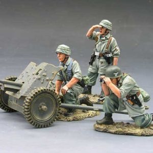 Cannoncino anticarro da 37 mm pronto al fuoco