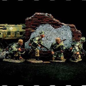 A 4 man Ambush set of German Fallschirmjager
