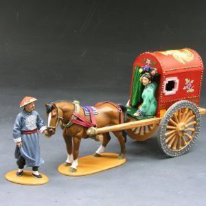 Carro cinese con passegera