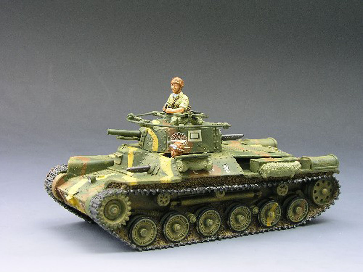 Carro armato Giapponese Chi-Ha + 2 carristi